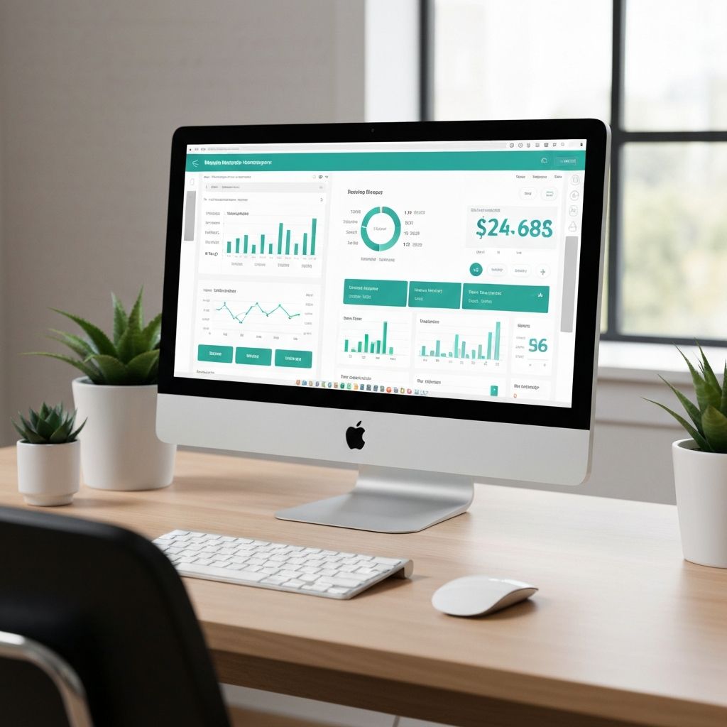 Dashboard do Software NZILA CODE mostrando sistema de gestão